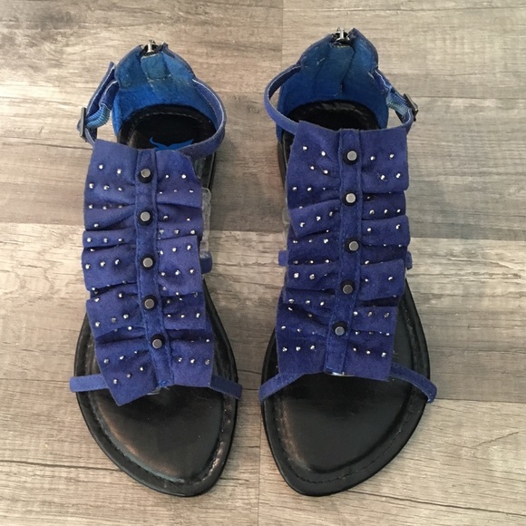 Shiekh Shoes - 🔴SOLD!! Shiekh Women’s Cobalt Blue Ruffle Sandals